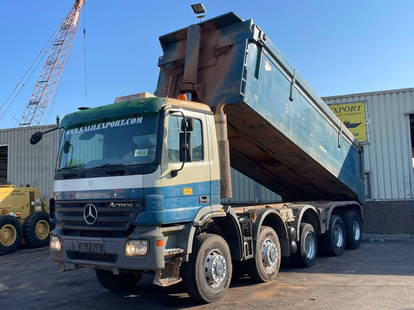 Mercedes-Benz Actros 5048 Kipper 10x8 Full Steel V6 25m3 Steel Tipper Box Good Condition 4 units