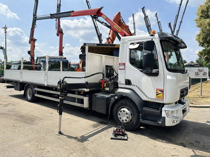 Renault D 280 DTI 8 - 14T + CRANE PALFINGER PK 5.501 SLD + RADIO - PLATFORM 7m50 - *144.000km - TÜV 04/2024  