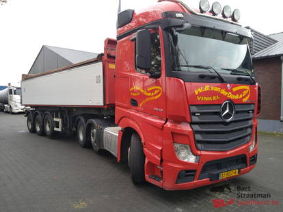 Mercedes-Benz Actros 6x2 Euro 6 trekker met kipper hydrauliek