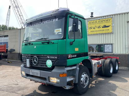 Mercedes-Benz Actros 3348 Actros Tractor 6x4 V8 EPS Full Spring Big Axle German Truck Good Condition