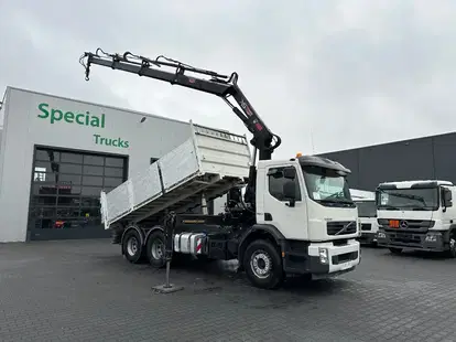 Volvo FE 320 6x4 Kipper + HIAB 166E-3 HIPRO