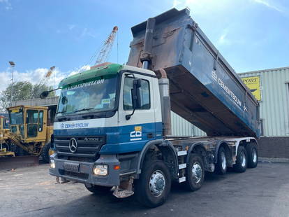 Mercedes-Benz Actros 5048 Kipper 10x8 Full Steel V6 25m3 Steel Tipper Box Good Condition 4 units