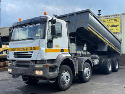 Iveco Trakker 360 Kipper 8x4 Big Axle's Full Spring Manuel Gearbox Top Condition