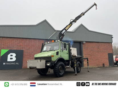 Mercedes-Benz UNIMOG 424/U1000 - HIAB 550 - 4x4 - 6 cilinder - 40.591 