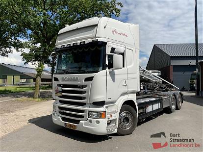 Scania R450 6x2 Euro 6 met 19 Ton kabel container systeem
