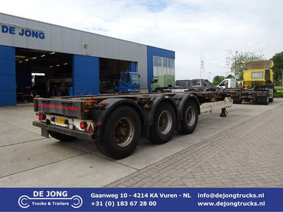 Kögel SW24 Container Chassis / 2x Extendable / BPW + Drum