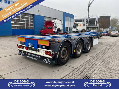 D-TEC FT-LS-S / Flexi Trailer / 2x Extendable 45FT / ADR / 1x Lift Axle / Disc