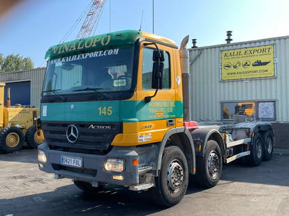 Mercedes-Benz Actros 4141 MP2 Long Chassis 8x4 V6 EPS Full Steel Suspension Big Axles  Good Condition