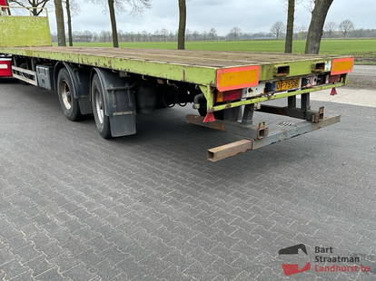 Pacton THD 230 THD 230 2 assen vlakke trailer met stuuras