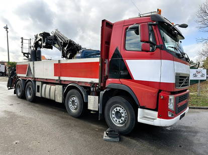 Volvo FH 460 8X4 +(27m!) KRAAN HIAB 700 E-6 HIPRO + FLYJIB 165X-4 - ROTATOR - *377.000km* - E5 - BE TRUCK