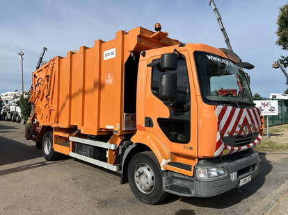 Renault Midlum 220 Dxi + MOL VDK ECO 22 GARBAGE TRUCK - EURO 4 - MANUAL GEARBOX - STEEL SUSPENSION