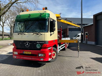 Mercedes-Benz Actros 2640 6x2 open laadbak met Hiab 200-3 autolaadkraan radiografisch