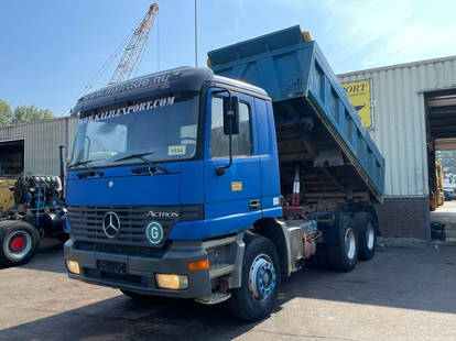 Mercedes-Benz Actros 2640 Kipper 6x4 V6 Manuel Gearbox Full Spring Suspension Low KM Good Condition