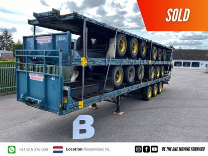 Groenewegen  - Stack of 5 - Spring/Steel suspension - ROR - NL trailers - 65.099