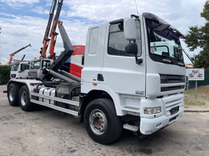 DAF CF 85.460 6x4 CONTAINERSYSTEEM HAAKARM / PORTE CONTAINER / ABROLLKIPPER - EURO 5 - NAAFREDUCTIE / PONTS REDUCTEURS