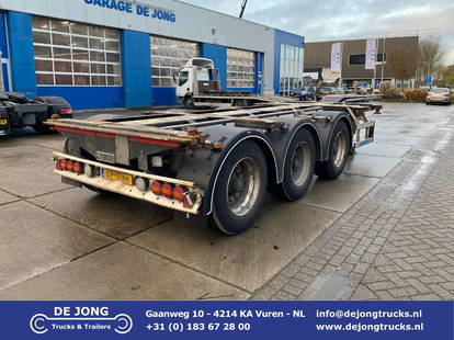 D-TEC FT-LS-S / Flexi Trailer / 3x Extendable / 45FT / 1x Lift Axle