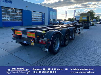 Van Hool / Container chassis / 4982 hours! / Underslung Genset 2011 Carrier / BPW