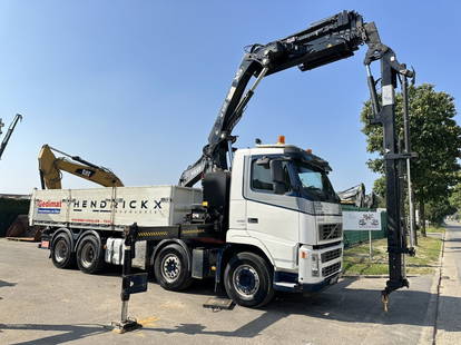 Volvo FH 440 8X4 + CRANE HIAB 288 E-5 HIPRO + JIB 45X-3 + ROTATOR - EURO 5 - RADIO - TUV 04/2025 - BE TRUCK