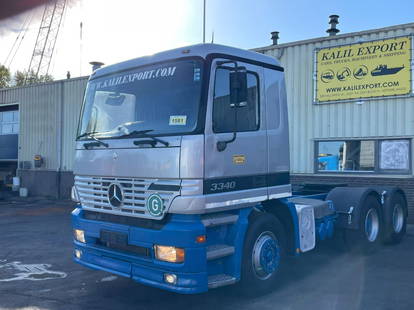 Mercedes-Benz Actros 3340 Heavy Duty Tractor 6x4 V6 Full Spring Suspension EPS Gearbox rRetarder Airco Good Condition