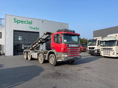 Scania P124-420 8x2 NCH cable system / Manual gearbox / Steel suspension