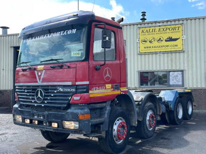 Mercedes-Benz Actros 4140 Chassis 8x4 V6 Full Spring Big Axle Manuel Gearbox Good Condition