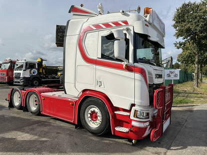 Scania R R500 6x2 BOOGIE RETARDER - FULL AIR - *SHOWTRUCK* BULLBAR / INTERIOR STYLING / SOUND SYSTEM - ....