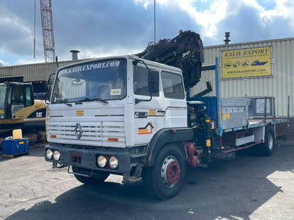 Renault G230 Hiab Crane 125 Full Spring Big Axle Good condition