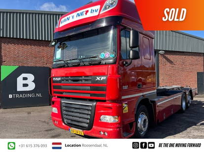 DAF XF 105.410 - 579.000KM - Lift/Steering axle - Dhollandia 1500KG - 40.678