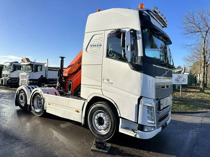 Volvo FH 500 6X2 + PALFINGER PK16502 (2008) - EURO 6 - 473.357 KM - I-SHIFT - FRIGO - BE TRUCK 