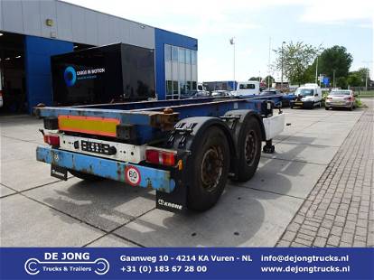 Krone SZ 20 FT Container chassis / Mercedes + Disc
