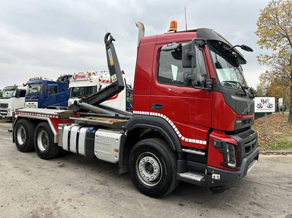 Volvo FMX 500 6x4 HOOKLIFT TAM T22-520 - *125.000km* - BE TRUCK - 3m70 - BLAD / NAAF / I SHIFT - TOP STAAT