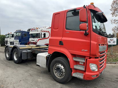 DAF CF 530 FTT 6x4 RETARDER - DOUBLE PTO - WB 3m90 - *278.000km* - CHASSIS 5m20 - 13T BIG AXLES HUB REDUCTION - AP ACHSEN