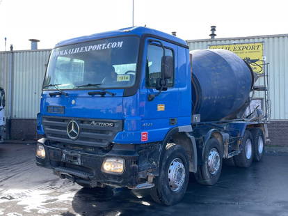 Mercedes-Benz Actros 4141 MP2 Concrete Mixer Liebherr 8x4 V6 EPS Full Steel Suspension Big Axle's  Good Condition