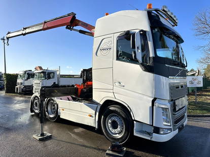 Volvo FH 500 6X2 + CRANE PALFINGER PK16502 (2008) - EURO 6 - 473.357 KM - I-SHIFT - FRIGO - BE TRUCK