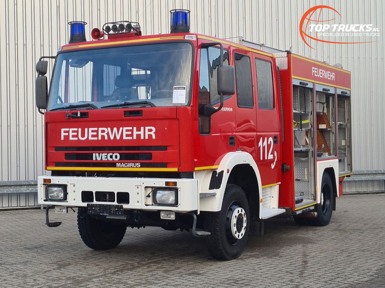 Iveco Eurocargo 135E22 4x4 -1.200 ltr -Feuerwehr, Fire brigade - Expeditie,  Camper, Doka | пожарный автомобиль - TrucksNL