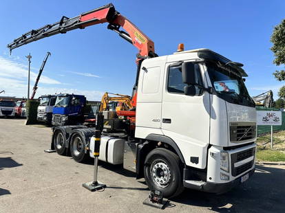 Volvo FH 420 6x4 + CRANE PALFINGER PK33002 E (6x) (20m) - 5+6 F - TUV 01/2025 - RADIO - E5 - VERY NICE CONDITION - BE TRUCK