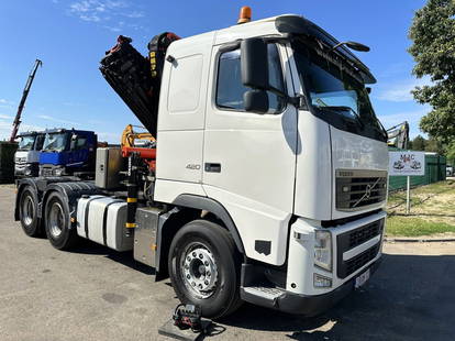 Volvo FH 420 6x4 TRACTOR + CRANE/KRAN PALFINGER PK33002 E (6x) (20m) - 5+6 F - TUV 01/2025 - RADIO - E5 - VERY NICE CONDITION - BE TRUCK