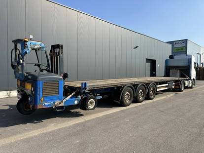 Kögel 3-AXLES PLATFORM + MOFFET M8 30.3 (KOOIAAP) - MEEN 3-AXLES PLATFORM + MOFFET M8 30.3 (KOOIAAP) - MEENEEMHEFTRUCK 3 TONS - SAF - DISC - BE TRAILER