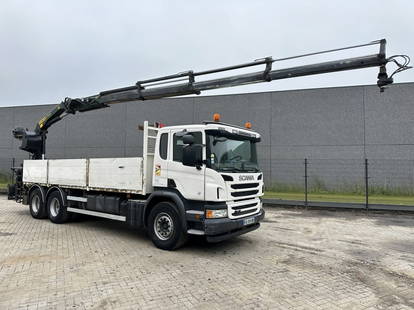 Scania P450 6x4 + CRANE PK 16002 C - *287.000km* - RETARDER - E6 - TÜV 07/2025 - GOOD CONDITION